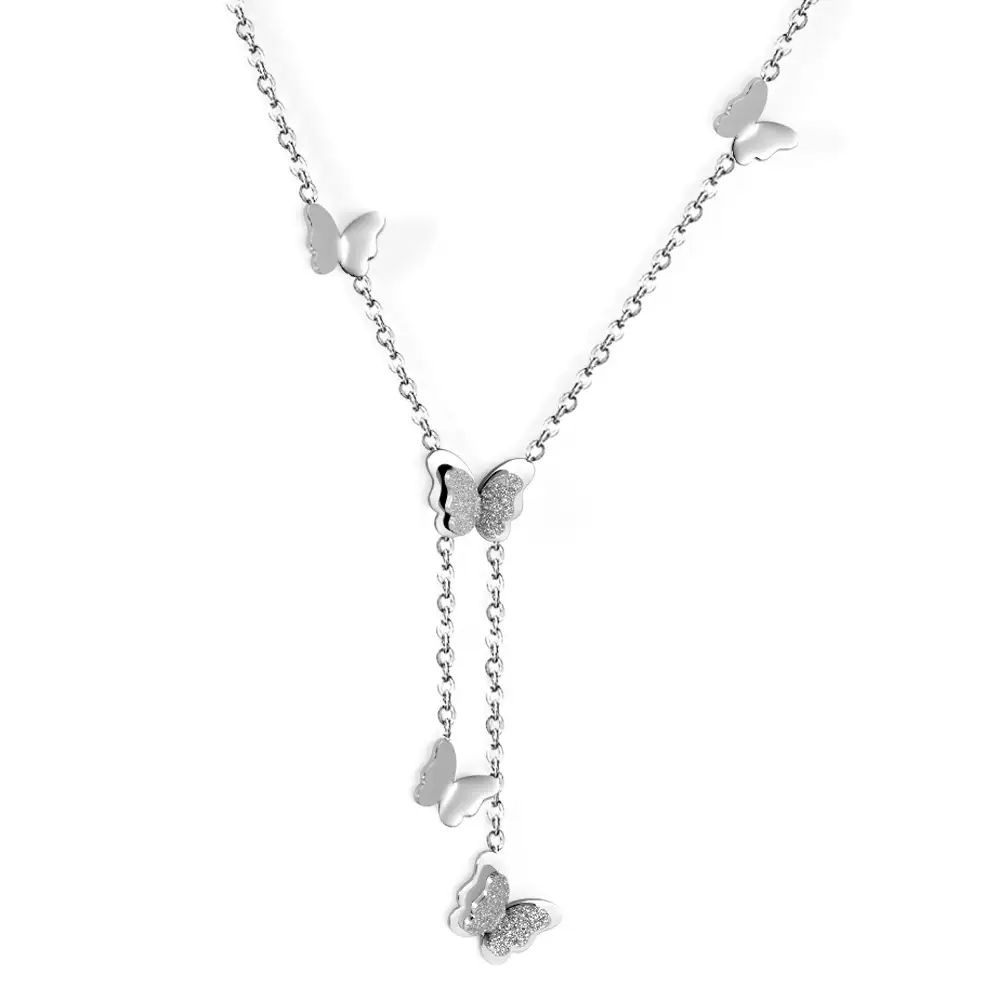 Butterfly Necklace - N01 - Stories in Steel
