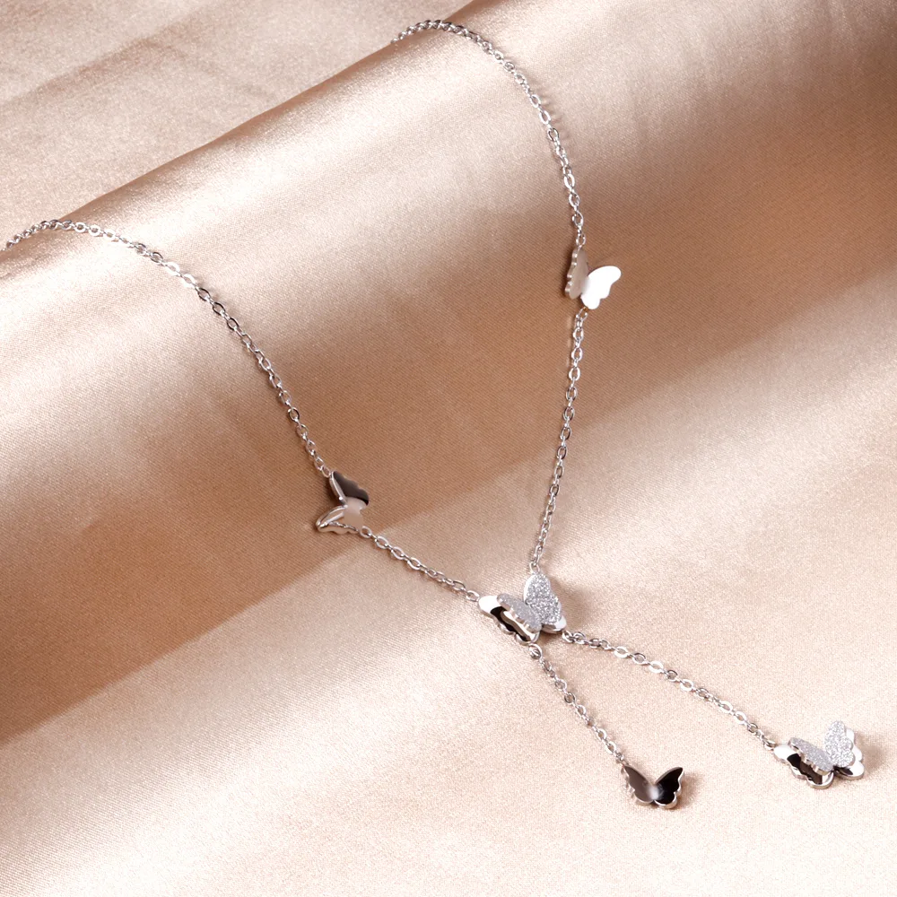 Butterfly Necklace - N01 - Stories in Steel