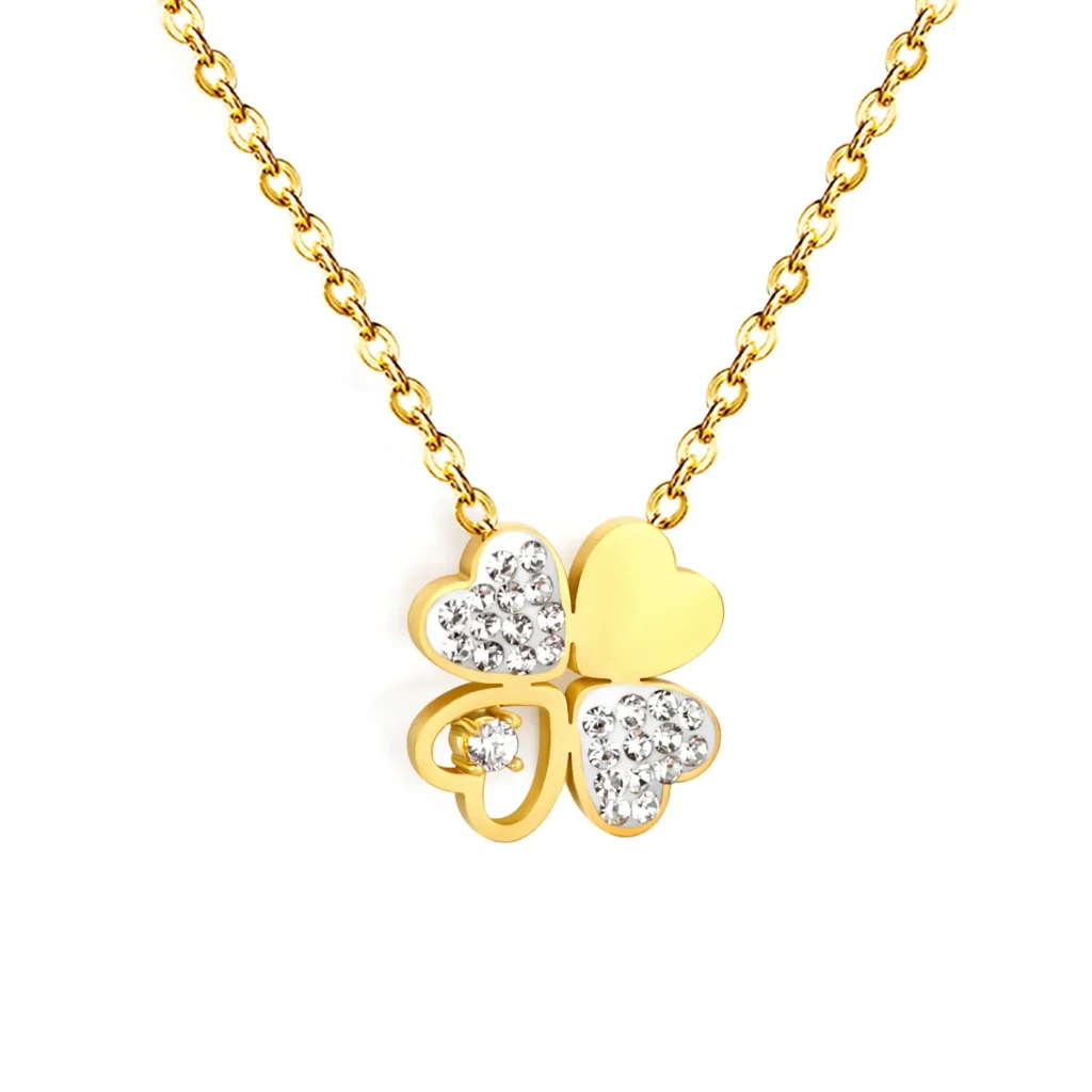 Heartluck Necklace - Stories in Steel