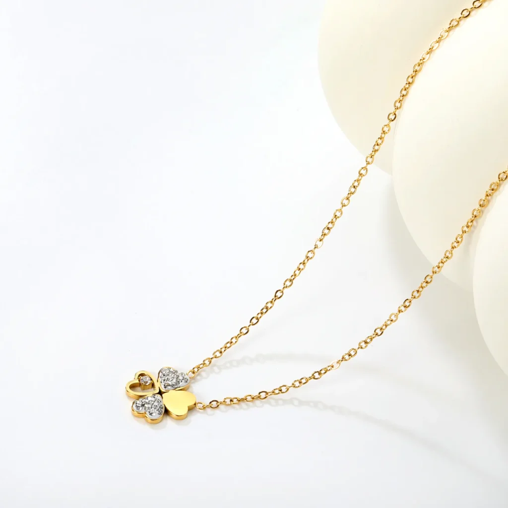 Heartluck Necklace - Stories in Steel