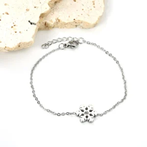 Snowflake Bracelet - Stories in Steel