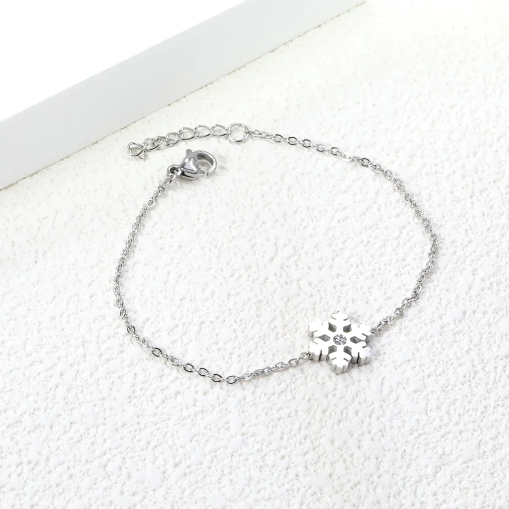 Snowflake Bracelet - Stories in Steel