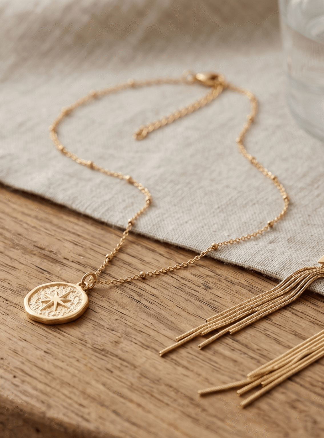 Jewelry on the table